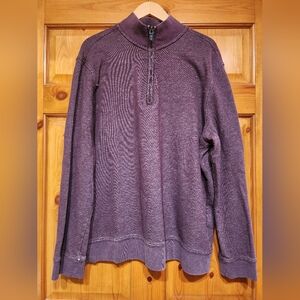 Banana Republic Men's 1/4 Zip Sweatshirt, XXL